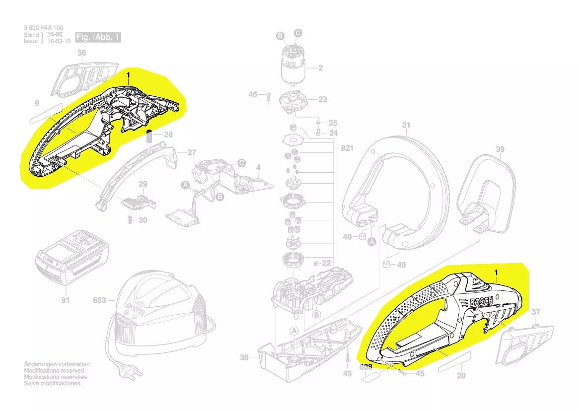 Coquille réf. 2 609 003 000 Bosch